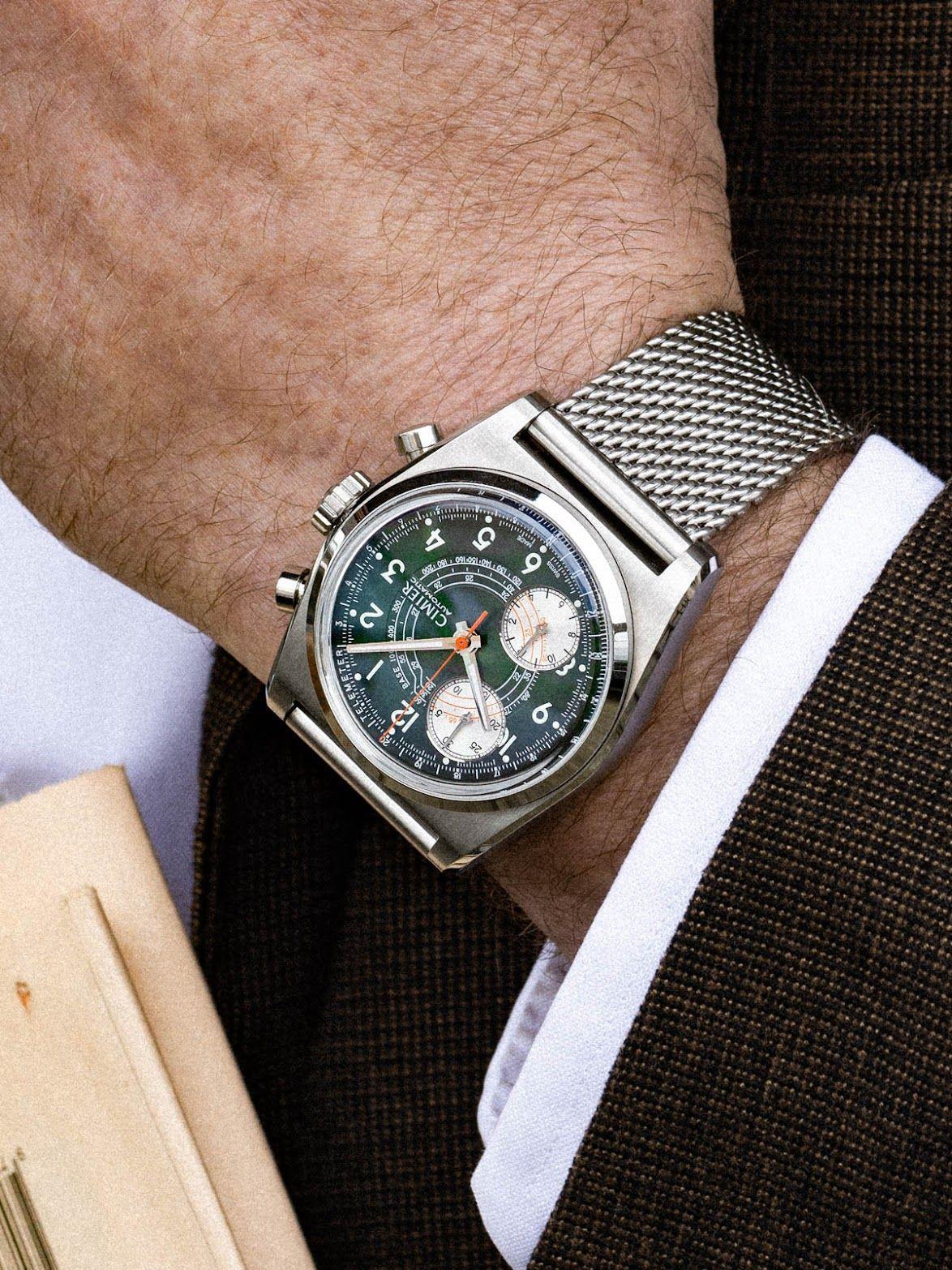 Cimier 711 Heritage Chronograph on Wrist